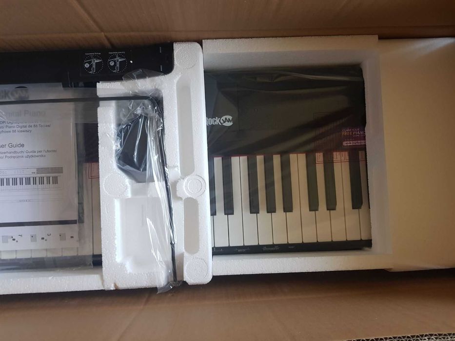 RockJam Pianino cyfrowe z 88 kluczami pełnowymiarowymi