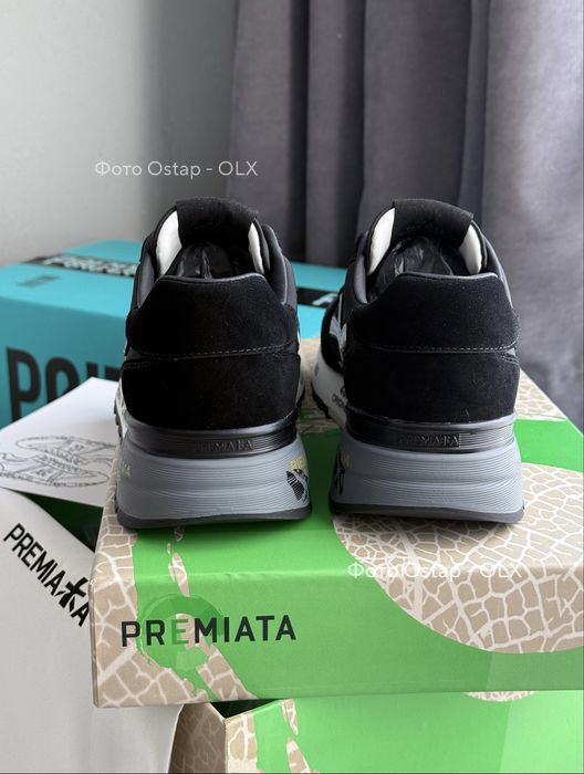 Кроссовки Premiata Mick black white (NEW IN BOX)