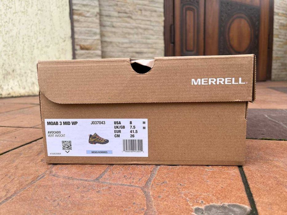 Черевики Merrell Moab 3 Mid WP Avocado (41.5 розмір)