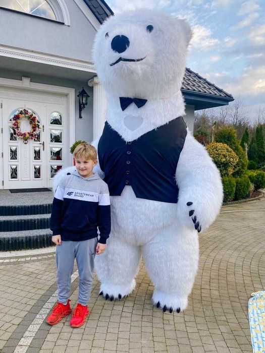 Tańczące maskotki na twoją imprezę/ Duży dmuchany biały miś/panda/lew