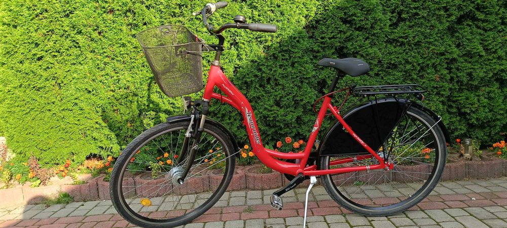 Rower damski Teamrider czerwony 28 cali super stan 7 biegów