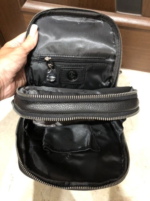 Мужская кожаная сумка Кобура Барсетка Мессенджер Шкіряна сумка Шкіра