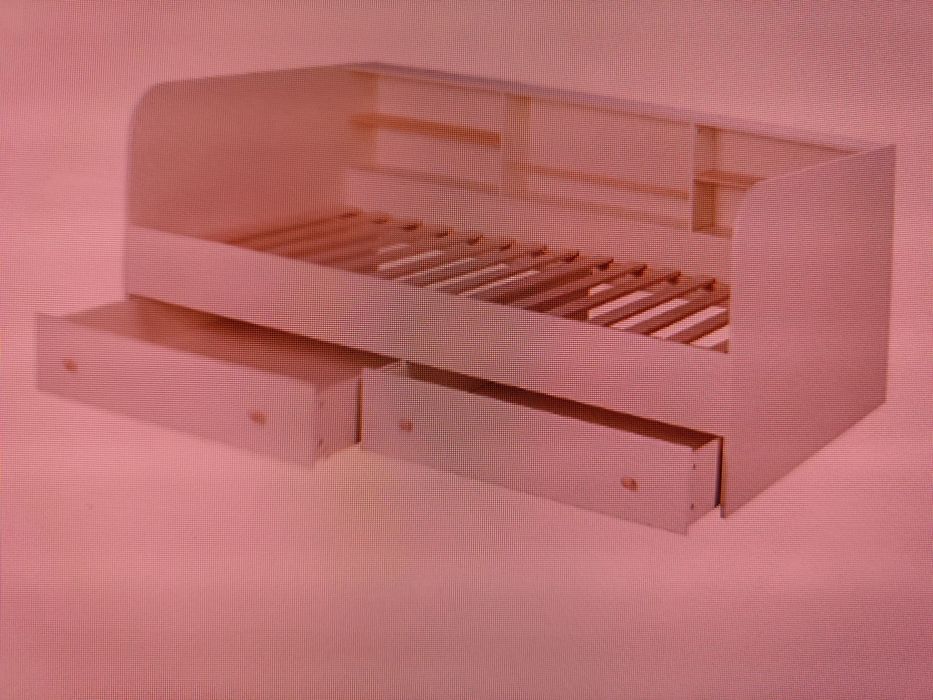 Cama Nova combinada branca 90x190