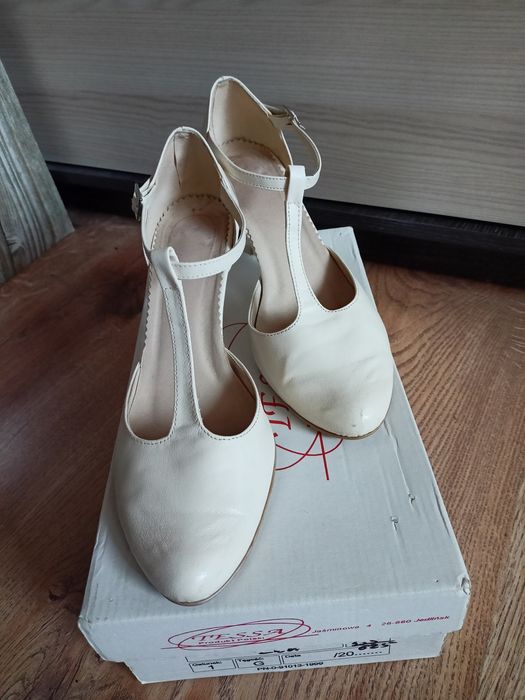 Buty ślubne ecru 38 Tessa