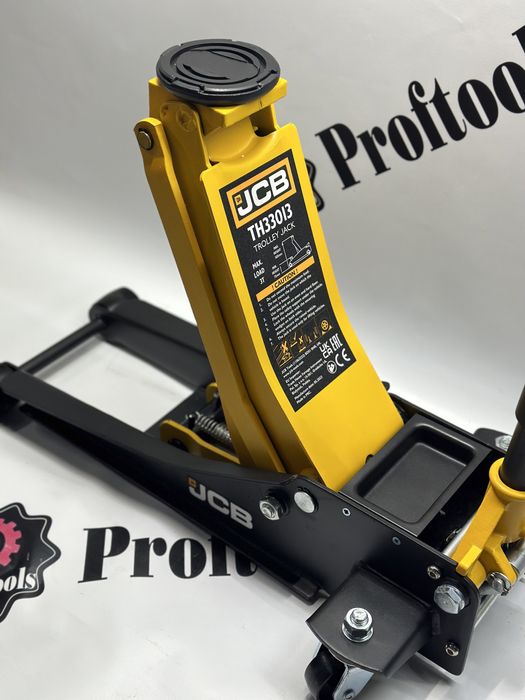 Домкрат підкатний 3т 75-505мм JCB-TH33013 БЕЗКОШТОВНА ДОСТАВКА