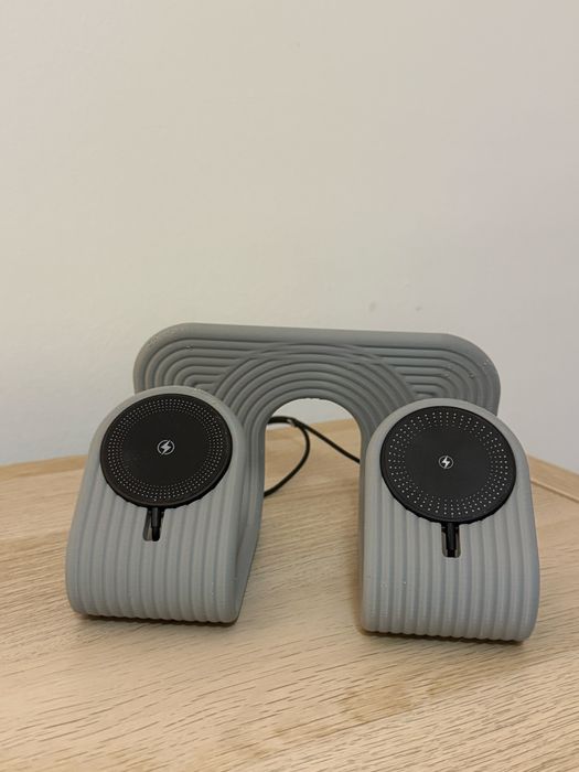 Carregador Wireless Duplo Wireless Charger Iphone Android