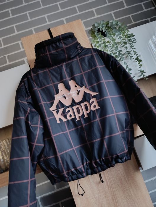 Kappa куртка пуфер S, жіноча куртка демісезон S, укорочена куртка xs