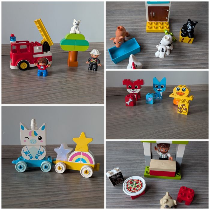 Duży zestaw Lego Duplo 277 elementów + gratis 261 klocków