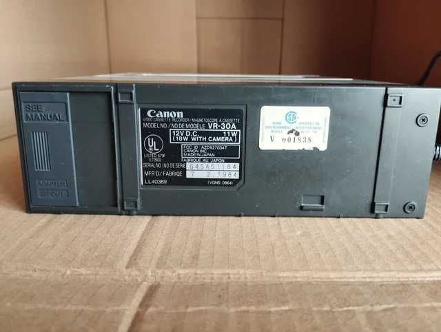 Gravador VHS Portátil Canon VR-30A
