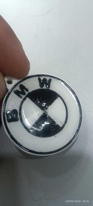 Porta-chaves Logótipo BMW – Edição Premium com Acabamento Resinado Brilhante