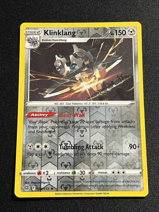 Carta Pokémon Klinklang 104/172 Brilliant Stars