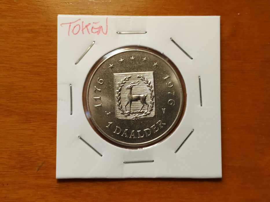 Países Baixos - token 1 Daalder de 1976