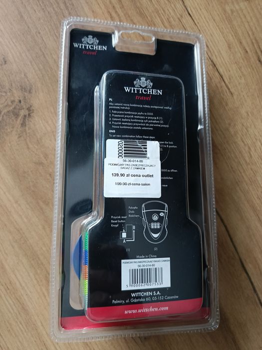 Wittchen Pas TSA do walizki