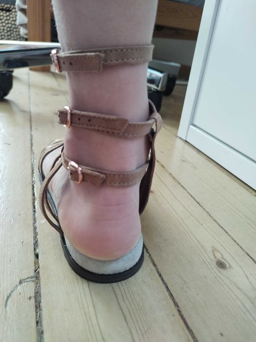 Clarks 36/37 nowe bez metki sandałki rzymianki skóra