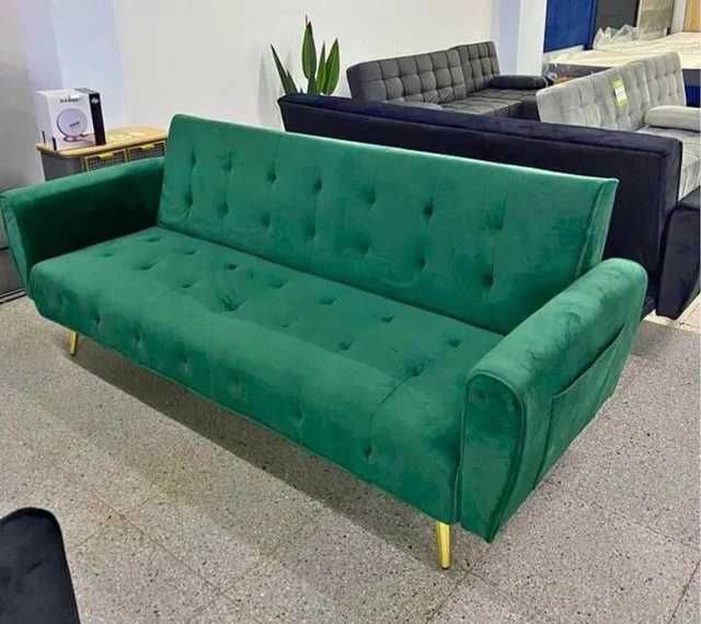 Novo sofá-cama verde  - envio grátis