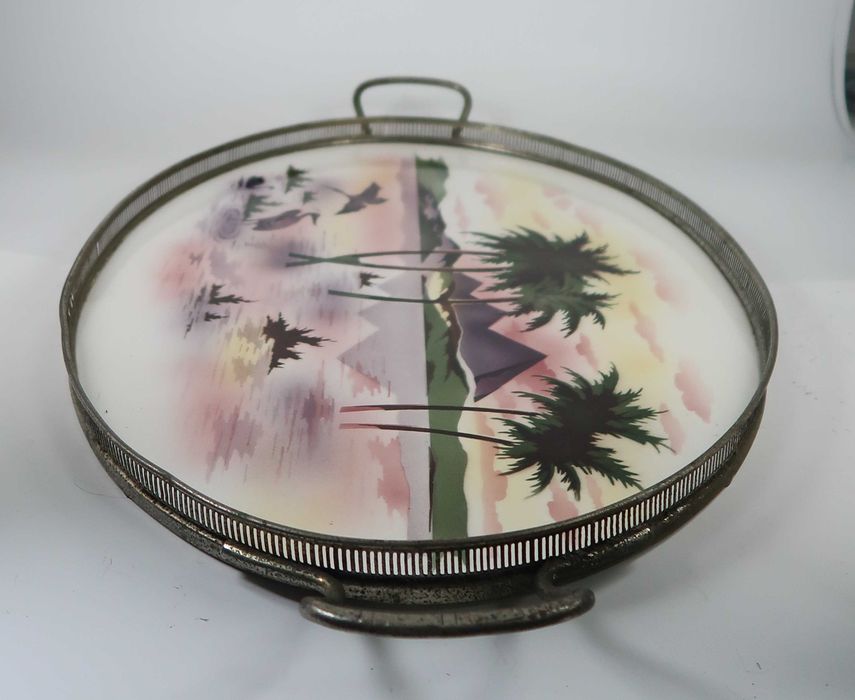 Grande Bandeja Majólica Alemã - 53 cm