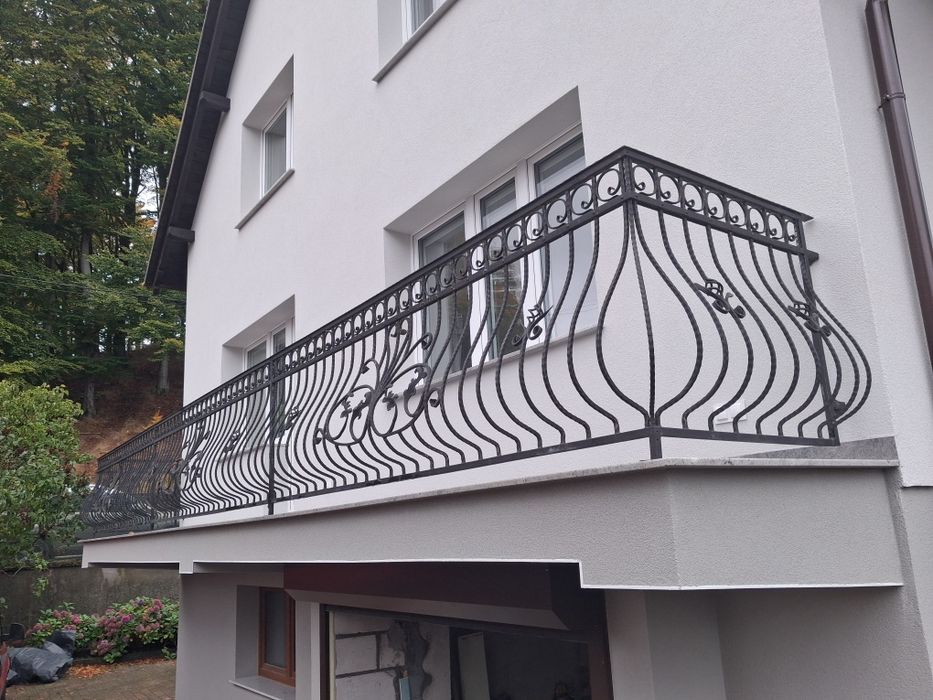 Balustrady, spawanie konstrukcji stalowych, ogrodzenia itp.