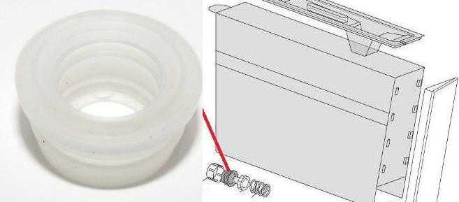 Uszczelki dyszy pary dzbanka ekspres Delonghi 22 23.450 ECAM 25.452 26