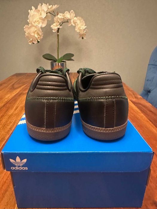 Adidas samba rozm. 39 1/3 czarne, skóra naturalna