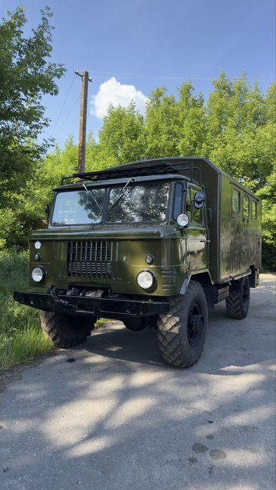 Газ 66 Кунг Лебідка