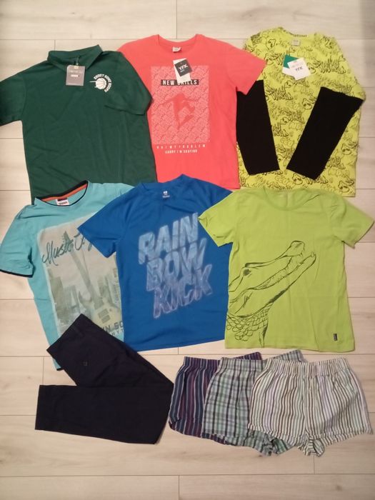 Лот 146-152р(10-12роки) Новий лонгслив,футболки.Штани в школу,боксерки