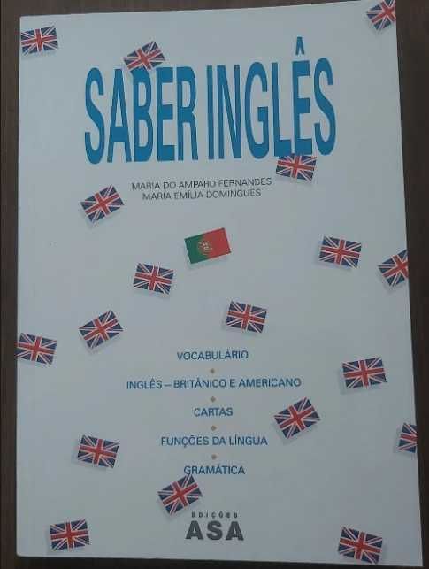 Livro "Saber Inglês" - Edições ASA (Gramática e Vocabulário)