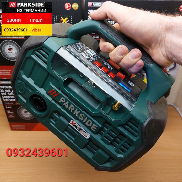 Аккумуляторный компрессор/насос из ГЕРМАНИИ Parkside PKA 20 C3 лодок