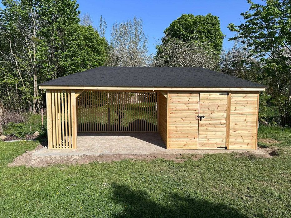 Domek ogrodowy, altana, domek drewniany 3 x 7, domek letniskowy