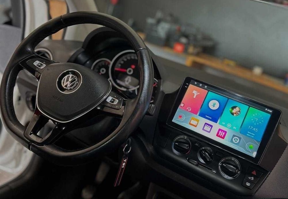 Radio 2 DIN 9" android VW Up / SEAT Mii /  SKODA /  Citigo • Android  auto e carplay+ GPS