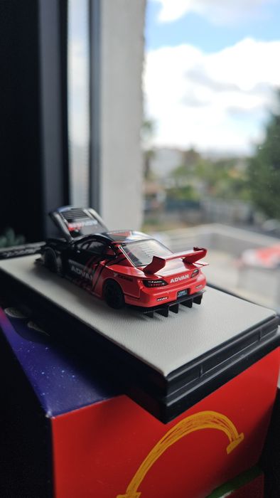 Nissan Silvia LBWK Advan 1/64 TPC