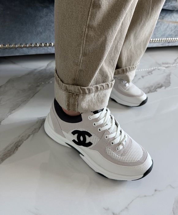 Белые кроссовки Chanel 36, 37, 38, 39, 40 размер