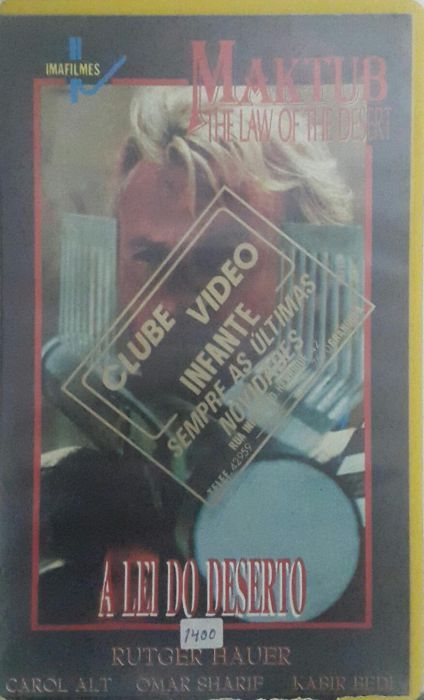 22° Pack de 8 filmes VHS.