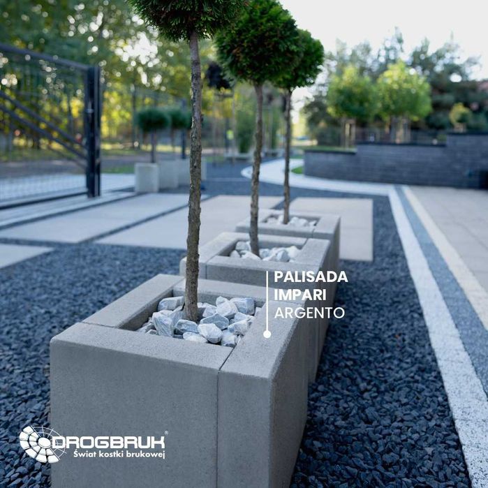 Palisada betonowa IMPARI DROGBRUK 8x30x100 cm donice, taras, ozdobna