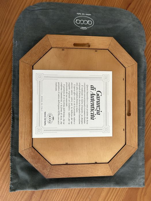 Quadro em Prata autenticado da marca Acca
