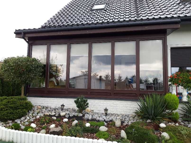 WYSOKA JAKOŚĆ! ogród zimowy z drewna / taras / oranżeria / patio / HIT