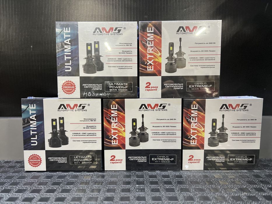 Led лампи DriveX Sigma AMS H1 H3 H4 H7 H11 Hb3/4 D1S D3S/D8S D4S