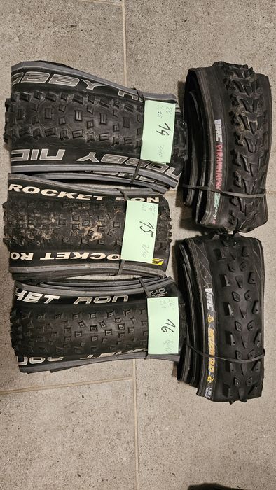 12szt Opony mtb 29" 27,5" 26" schwalbe rocket ron nobby nic irc