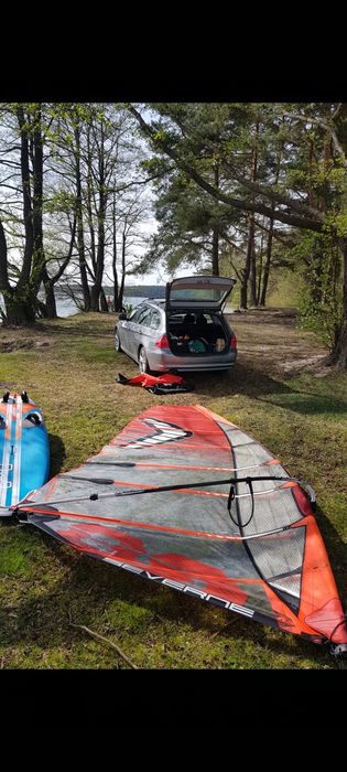 Żagiel Severne Reflex r8 + maszt windsurfing