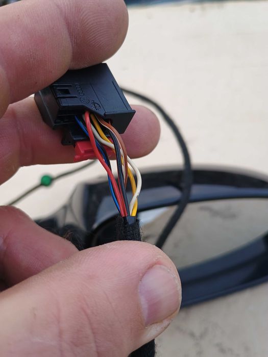 Lusterko Prawe El. Europa Czarne L041 VW Passat B6 6Pin itp.