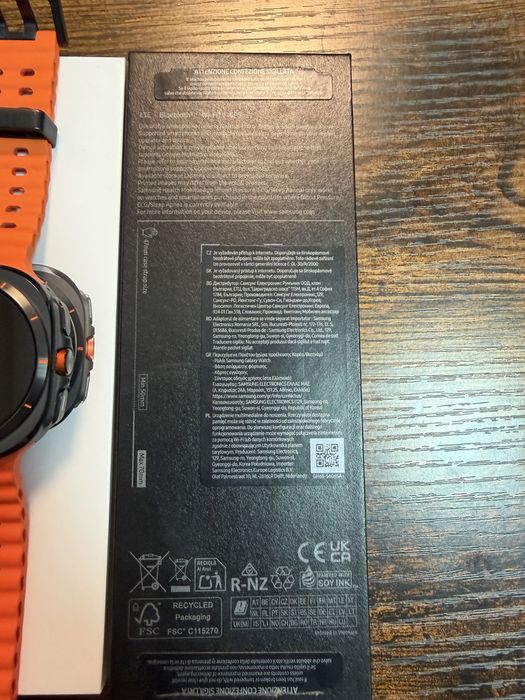 Samsung Galaxy Watch Ultra LTE 47 mm Titanium Gray – stan jak NOWY – komplet