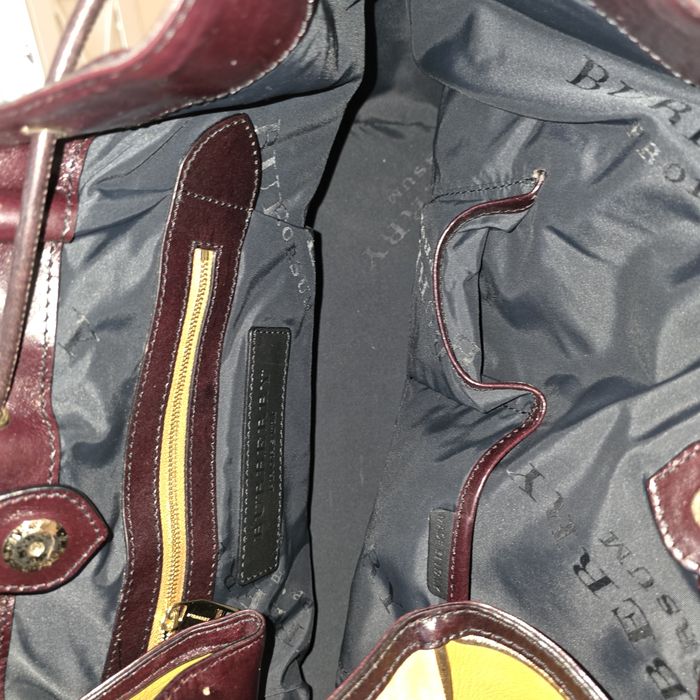 Piękna oryginalna torebka Burberry Prorsum skóra duża