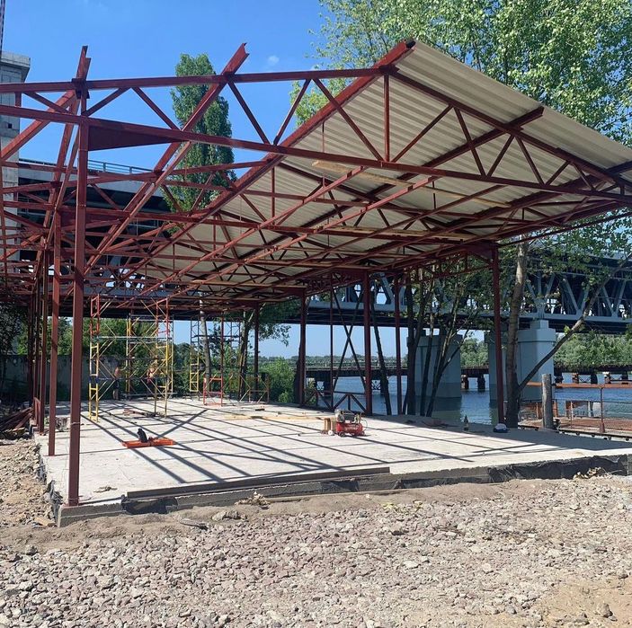 Изготовление и монтаж металлоконструкций.Ангары, склады. - Готові ...