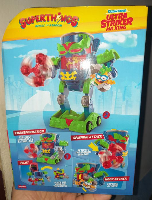 Super Zings Super Things Rivals of Kaboom Ultra Striker Mr King