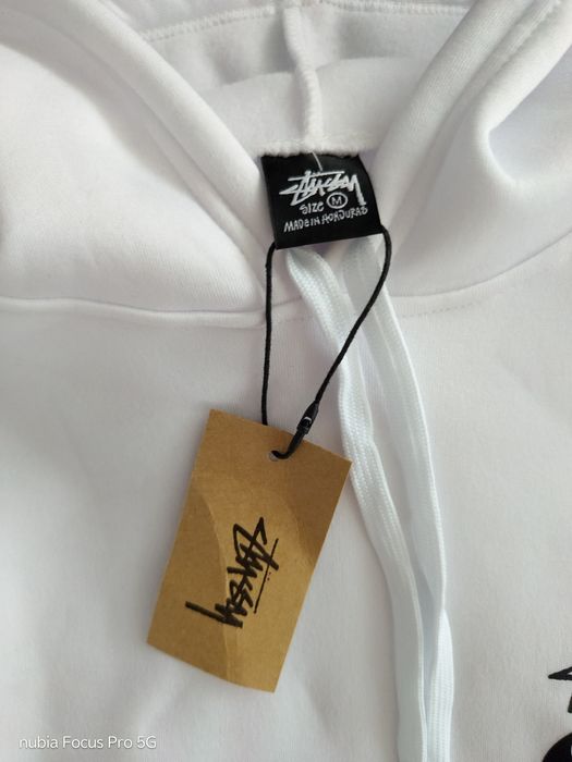 Bluza STUSSY 8 BALL biała
