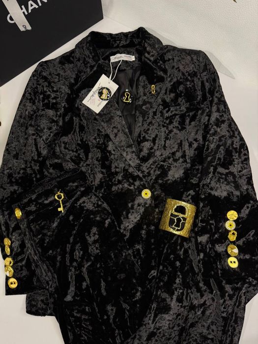 Костюм брюки велюр Schiaparelli