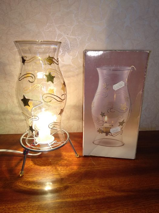 Стеклянное ограждение для свечи, торшер для лампы