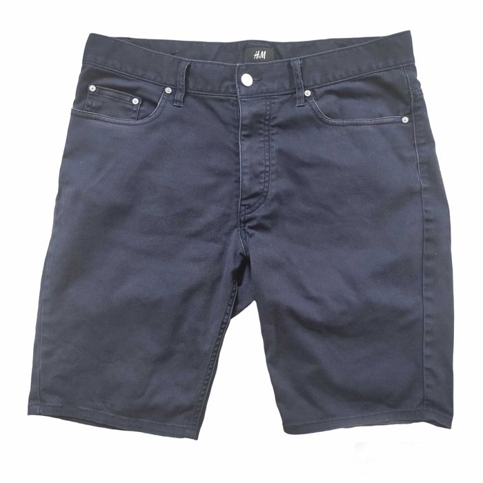 Spodnie krótkie H&M ciemny granat roz. 31