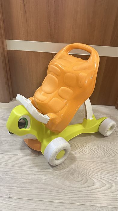 Толокар chicco и ходунок eco+ 2в1 черепаха