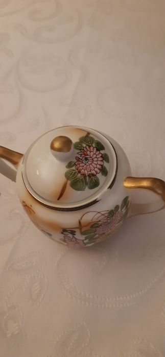 Porcelana Kutani Japońska - Gejsza