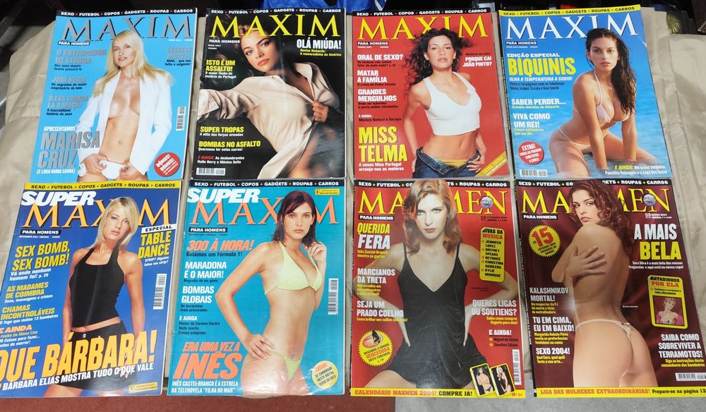 Lote Revistas Maxmen Portuguesas